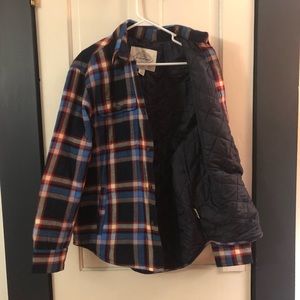 Lightweight Flannel Shirt Jacket